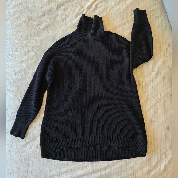 J Crew Cotton Cashmere Turtleneck Sweater - Picture 1 of 3